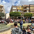 Los huercalenses homenajean al bibliotecario Diego M. Gómez Rosell.