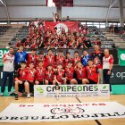 El infantil masculino que se proclamó campeón del CADEBA en San Fernando
