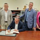 Juan Espadas, este pasado jueves en la sede del PSOE de Viator.