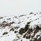 Imagen tomada por el SAIH Hidrosur este lunes en la sierra de Gádor.