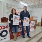 Carmen Vidal y Antonio Valdivieso, líderes de UGT y CCOO.