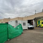 Situación del Centro de Salud de Albox durante las obras.