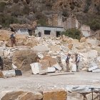 Escena de 'La vida en la cantera', una de los teatros de la jornada de 'Caciques y Canteros'