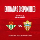 A la venta las entradas para el partido contra el Betis.