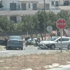 Accidente de tráfico en el cruce de La Simona en Garrucha.