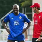 Koné llegó al Almería con una sonrisa siendo el recambio de Touré.