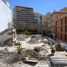 Imagen de archivo de los últimos días de demolición del edificio central de Correos