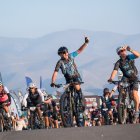 Los participantes de esta exigente prueba recorren el desierto de Tabernas.