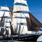 Imagen del histórico buque francés Belem.