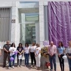 Minuto de silencio mantenido este lunes en el que era el lugar de trabajo de Maite.