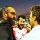 Mohamed El Assy, Turki Al-Sheikh y Rubi en Leganés.