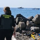 Patrulleras de la Guardia Civil navegando por el mar de el Poniente.