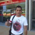 Francisco en sus buenos tiempos en el Almería.