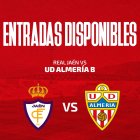 El sábado a las 19:00 horas se juega el choque decisivo entre el Real Jaén y el filial del Almería.