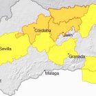Mapa de Andalucía para esta jornada de jueves.
