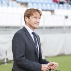 Joan Carrillo en su etapa como entrenador del Almería en la temporada 2015-2016.