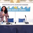 Patricia Ramírez durante una rueda de prensa celebrada en Diputación de Almería.
