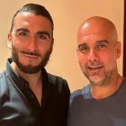 Chico Flores y Pep Guardiola compartieron vestuario en el FC Barcelona en la temporada 2007-2008.