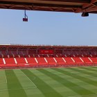 La preferencia será la grada rojiblanca y el fondo sur para los aficionados del CD Toledo.