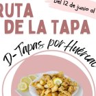 Cartel anunciador de la Ruta de la Tapa de Huércal de Almería.