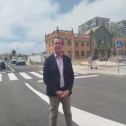 José María Martín, subdelegado de Gobierno en Almería, en la zona de la estación