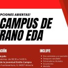 Cartel del III Campus de la Escuela EDA.
