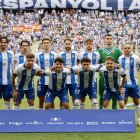 Esta fue su última alineación con el Espanyol.