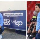 Francisco y Rubi, dos entrenadores muy queridos por la afición del Almería.