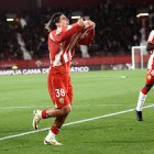 Luka Romero ante el Atlético de Madrid el día que marcó un doblete.