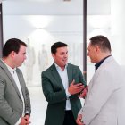 Fernando Giménez, Javier A. García y Juan Manuel Martín durante la presentación