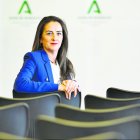 Aránzazu Martín Moya, fotografiada en la Delegación del Gobierno de la Junta de Andalucía en Almería.