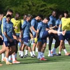 La mitad de la plantilla del Almería está en el mercado.