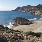 Playa de Mónsul, en Cabo de Gata-Níjar.