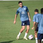 Kaiky trabaja como uno más dispuesto a seguir en el Almería.