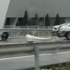 Accidente de moto y coche ocurrido en Berja.