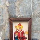 Altar erigido a San Arnulfo en la avenida de Las Alpujarras en Canjáyar.