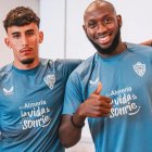 Rachad y Koné han entrenado juntos este jueves por la tarde en Benahavís.