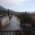 Una imagen de las lluvias en Urrácal.