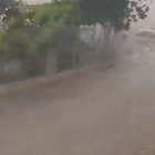 Imágenes del reventón cálido.