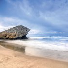 La playa almeriense mejor valorada en Google Maps.