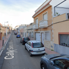 Algunas de las casas de la zona afectadas por el corte eléctrico.