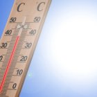 Archivo de un termómetro marcando más de 40º.