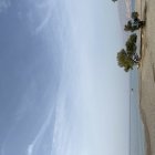 Imagen de la playa detrás de la Repsol de la desembocadura del río.