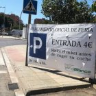 Imagen de archivo del aparcamiento en la Feria de Almería.