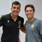 Sánchez Villalobos y Rubi en una de las salas del Mediterráneo tras impartir la charla.