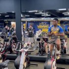 Ramazani en el gimnasio del Leeds United.