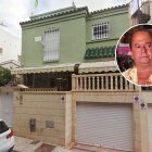 Imagen del médico y de la vivienda donde fue encontrado el cadáver.