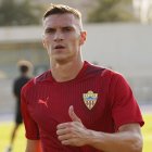 Nikola Maras en su etapa con el Almería, donde llegó a acumular 71 partidos de rojiblanco.