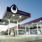 Una de las estaciones de servicio de Hafesa.