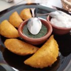 Las empanadas de Bar'baros, uno de sus platos estrella.
